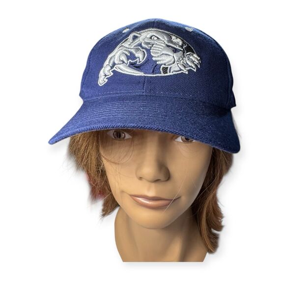 Penn State Nittany Lions Baseball Hat Zephyr Navy Fitted Cap 7 5/8 VTG BNWT - Picture 1 of 7